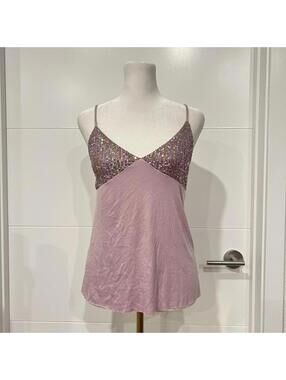 Pink/purple sequin top